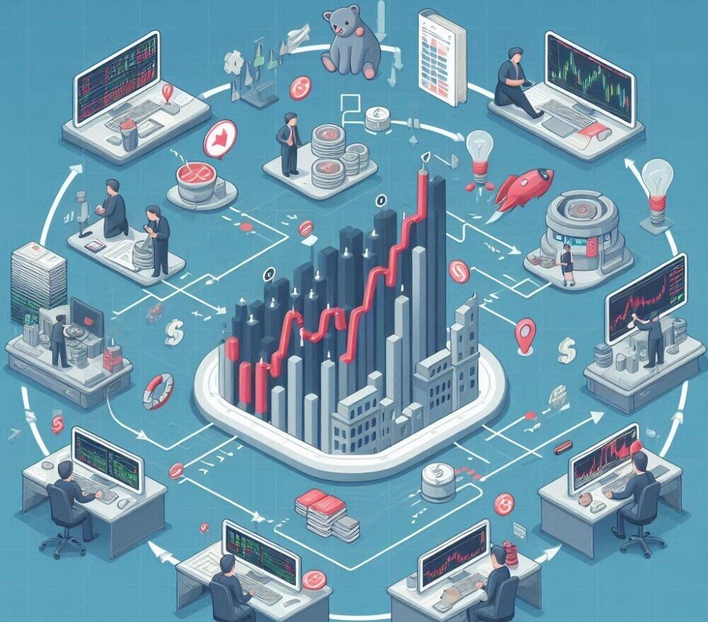 A flow of the stock market and flow