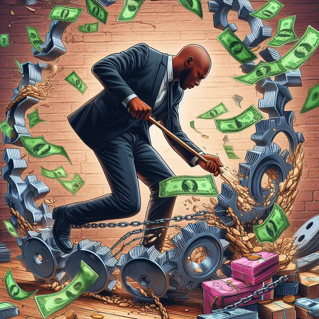 Scarcity Mindset In The Church: Breaking The Cycle With Biblical Truth 1 man breaking financial cycles like scarcity mindset