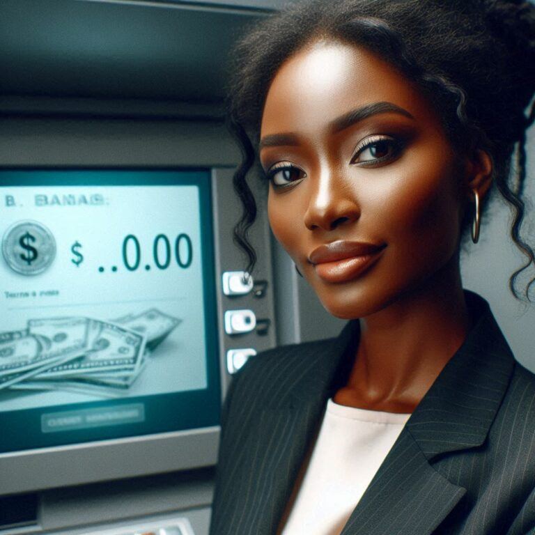 makes good money but no money is showing on the ATM screen