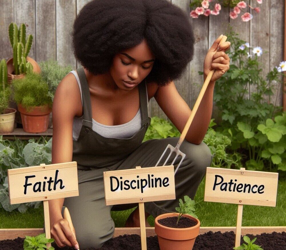 planting a garden of faith discipline and patience