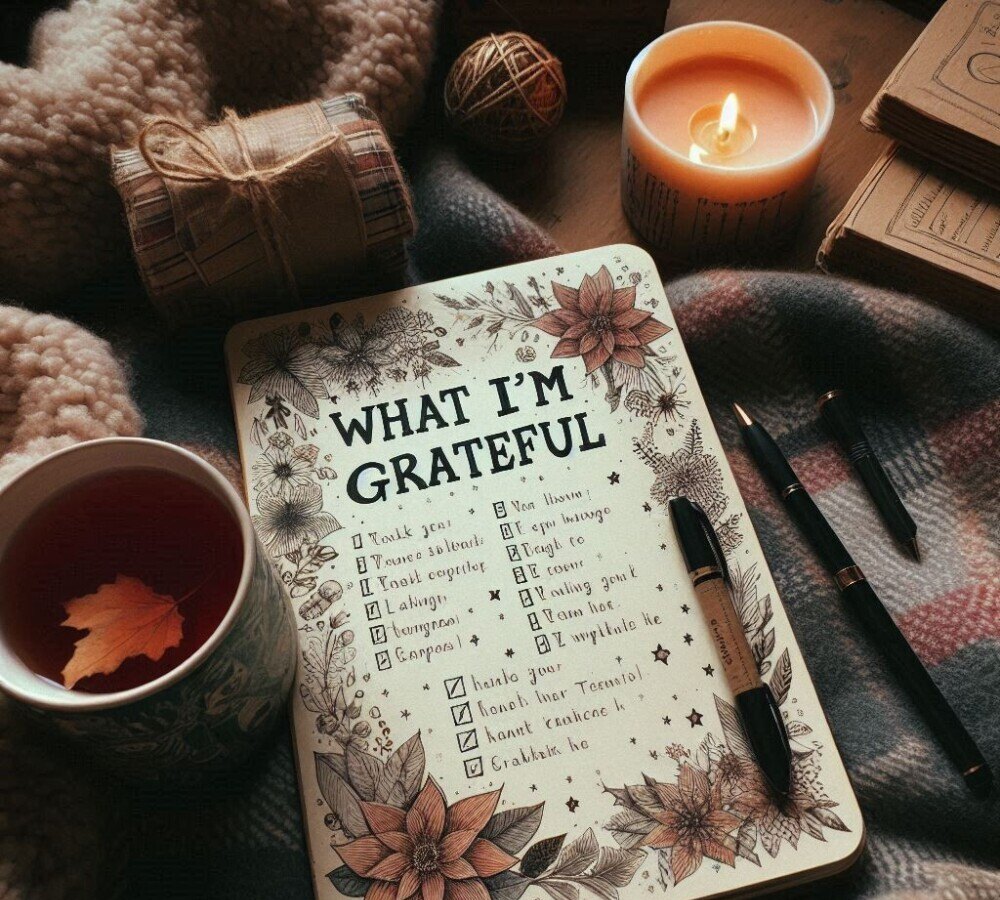 journal for writing what i'm grateful for