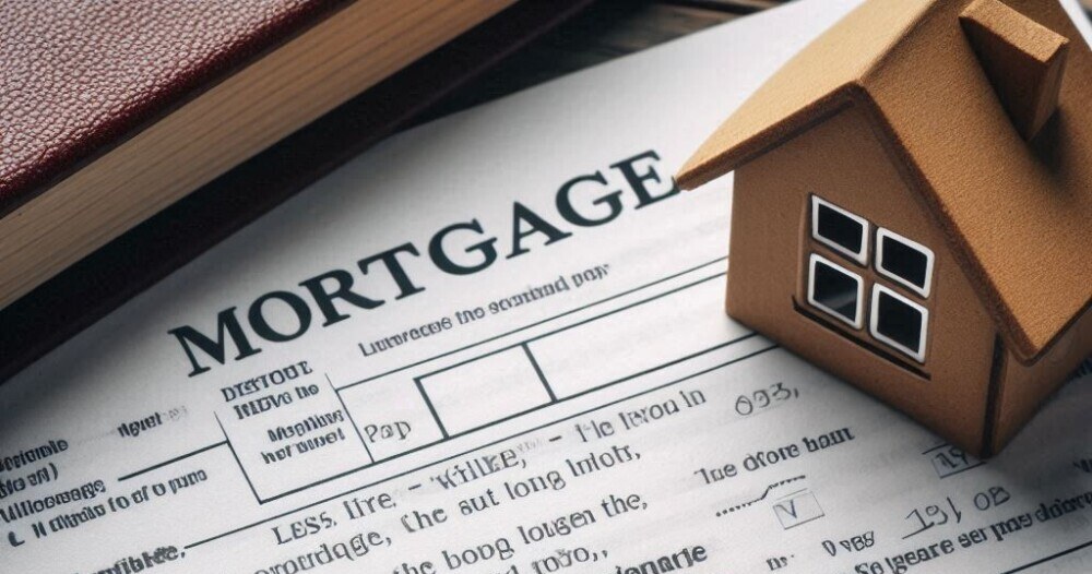 Mortgage application with Proverbs 24:3 handwritten in the margin. Mortgage application with Proverbs 24:3 handwritten in the margin.